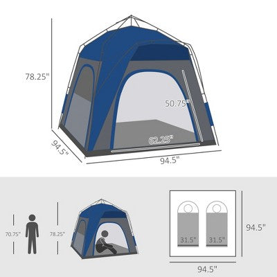  PAGED Tents For Camping Hiking Tent Outdoor Tent For Fishing, Family Camping, Hiking, Backpacking