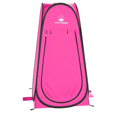  Pop Up Pod Privacy Tent - Camping, Beach, Or Tailgate With Carry Bag By Wakeman Outdoors (Pink)