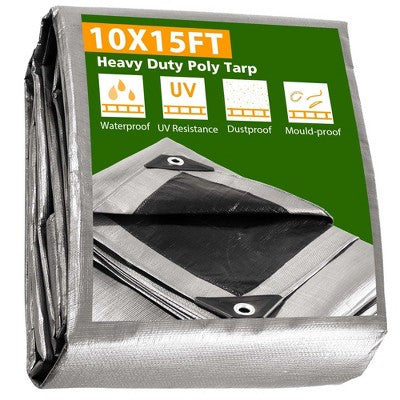  Yescom 10x15ft Heavy Duty Reinforced Poly Tarp