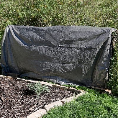 Sunnydaze Decor Sunnydaze Outdoor Heavy-Duty Multi-Purpose Plastic Reversible Protective Tarp Cover