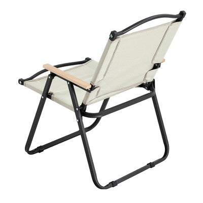  Gulches Outdoor Portable Chairs - Beige Folding Chair For Camping, Picnics, And More, 280 Lbs Capacity