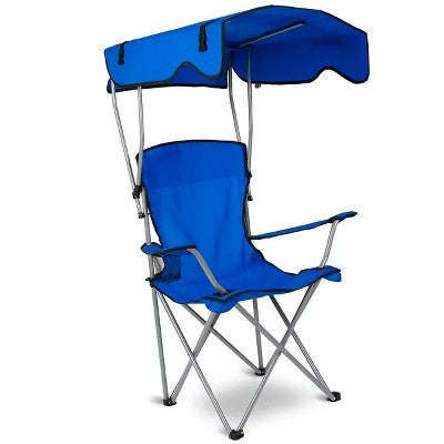  Racxily Foldable Beach Canopy Chair Sun Protection Camping Lawn Canopy Chair 330LBS Load Folding Seat
