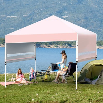  Tangkula 10x17ft Pop Up Canopy 3 Height Adjustment Folding Tent With Roller Bag