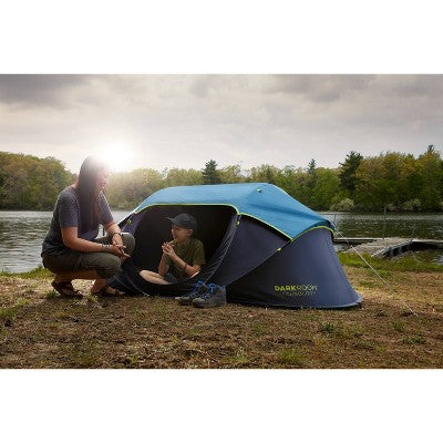  Coleman Pop Up 2 Person Dark Room Camping Tent