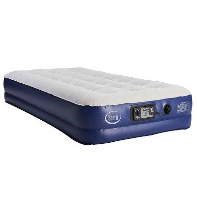  Serta 12" Twin Air Mattress With Insta 3 Pump
