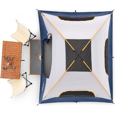  Anybear 6 Person Camping Tent With Screen Room Dark Blue Family Dome