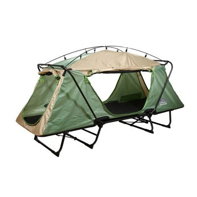  Kamp-Rite Portable Elevated 1-Person Oversize Tent Cot, Chair, Tent, For Camping Or Hunting, Easy Setup, Waterproof Rainfly & Carry Bag