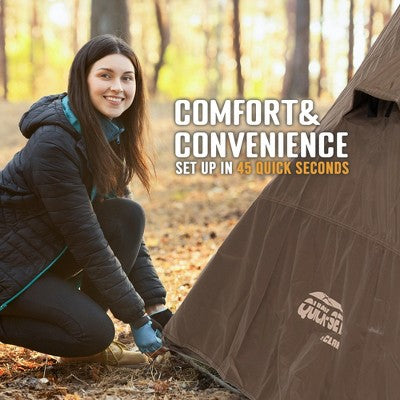  CLAM Quick-Set Apex Portable Outdoor A-Frame Hiking Camping Tent