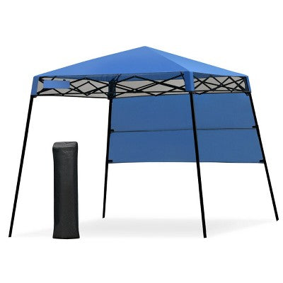  Costway 7x7 FT Slant Leg Pop-up Canopy Tent Shelter Adjustable Portable Carry Bag