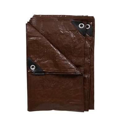  Stansport Light Duty Ripstop Tarp 3.5 Mil Thick Brown