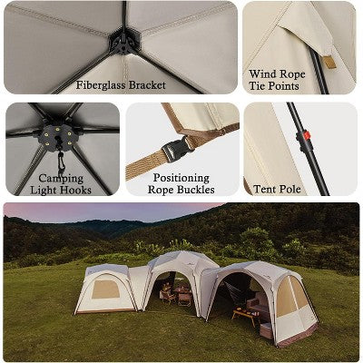  Naturehike Cloud Boundar Tent Connector — Tent Accessory For Connecting Two Cloud Boundar Shelters