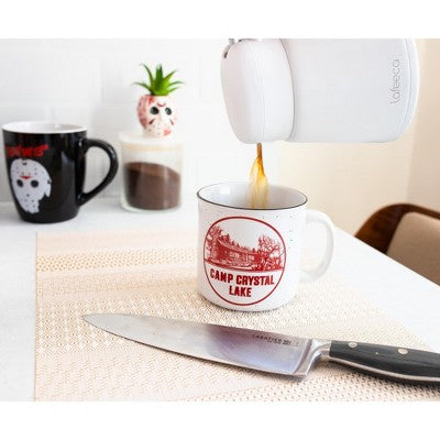  Silver Buffalo Friday The 13th Camp Crystal Lake Ceramic Camper Mug | Holds 20 Ounces