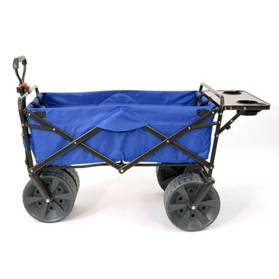  Mac Sports Heavy Duty Steel Frame Collapsible Folding 150lbs.Capacity Outdoor Beach Garden Utility Wagon Cart With All Terrain Wheels