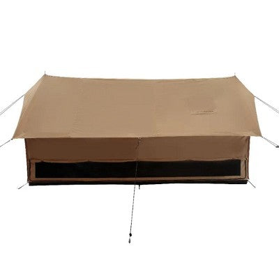  WHITE DUCK Rover Scout Canvas Tent With Stove Jack & Mesh Doors – 4-Season Weatherproof Camping Tent, Fire & Water-Resistant
