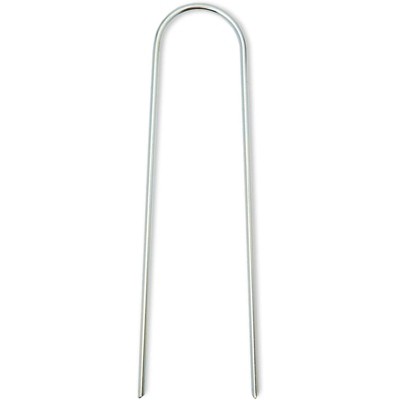  Okuna Outpost 8 Pack U Shaped Galvanized Steel Wind Stakes & Anchors For Trampolines, 11.8 In