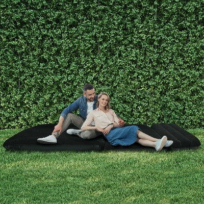  Costway Inflatable SUV Air Backseat Mattress Flocking Travel Pad W/Pump Camping Outdoor