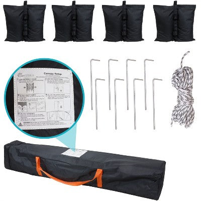 Sunnydaze Decor Sunnydaze Standard Pop-Up Canopy With Carry Bag And Sandbags