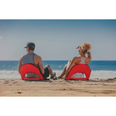  Picnic Time Oniva Seat Portable Recliner Chair - Red