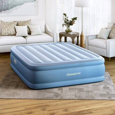  Beautyrest Sensarest 18" Anti-Microbial Air Mattress With Built-In Pump - Queen