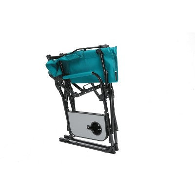  PAGED Oversized Portable Folding Chair Heavy Duty Lawn Chair With Side Table And Pocket For Camping, Beach, Party, Picnics, Fishing