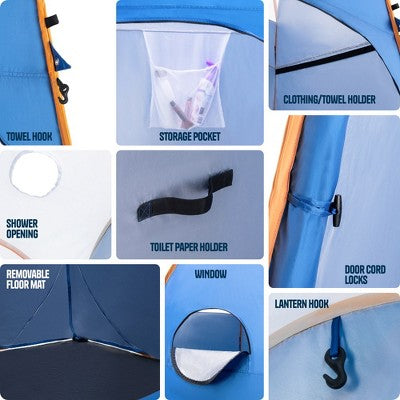  Alpcour Pop-Up Privacy Tent - Portable, Durable & Waterproof Shelter For Camping