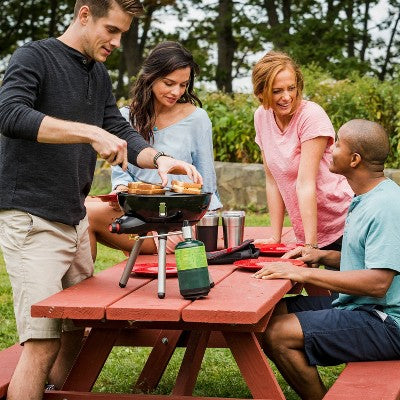 Coleman 4-in-1 Portable Propane Gas Camp Stove - Black
