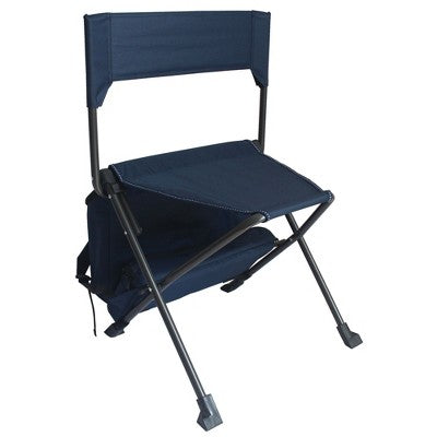  Zenithen Folding Backpack Outdoor Chair, Dark Blue