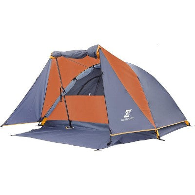  Cesicia 6 FT Orange 2 Person Camping Tent