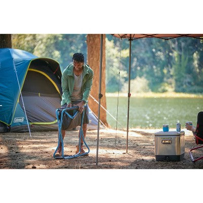  Coleman Cross Rocker Outdoor Portable Chair - Deep Ocean