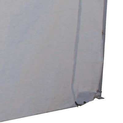  Caravan Canopy Domain Car Port Tent Sidewalls W/ Straps, White (Sidewalls Only)