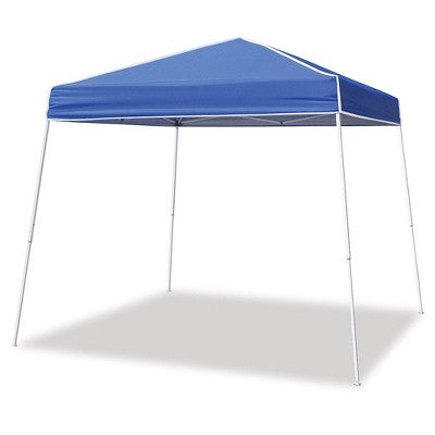  Z-Shade 12 By 12 Foot Horizon Instant Pop Up Shade Canopy Tent, Blue & Z-Shade Durable Plastic Circular 5 Pound Canopy Tent Leg Weight Plate, Set Of 4