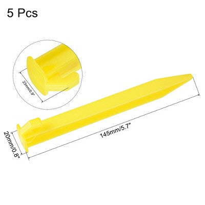  Unique Bargains Tent Stakes Plastic Pegs With Hook For Camping Canopy