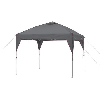  CORE Set Of 2 Oversized Padded Round Moon Outdoor Camping Folding Chair & Instant Canopy 10 X 10' Outdoor Pop-Up Shade Shelter Tent