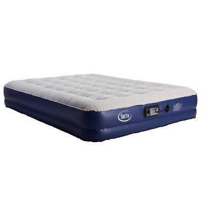  Serta 12" Queen Air Mattress With Insta 3 Pump