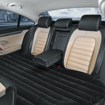  Costway Inflatable Car Air Backseat Mattress Flocking Travel SUV Camping Pad Pill & Pump