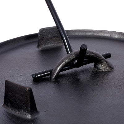  Dexmalle Pre-Seasoned Cast Iron Dutch Oven With Skillet Lid