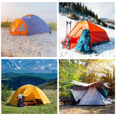  Unique Bargains Tent Stake Aluminum With Hook Kit Ground Pegs And Storage Bag