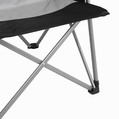  KingCamp Padded Outdoor Folding Lounge Chair Swiveling Cupholder, Side Pocket, And Carry Bag For Camping, Sporting Events, And Tailgating