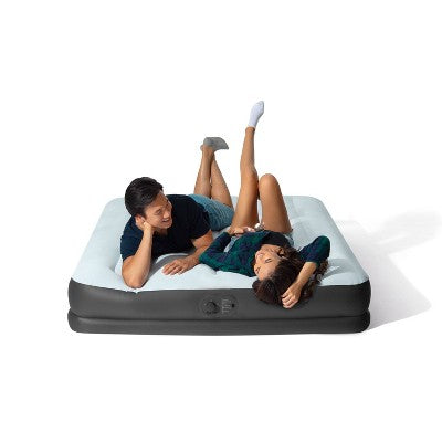  Intex Mid Rise 12" Air Mattress With Internal USB Pump - Queen Size