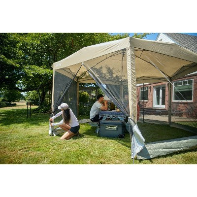  Coleman Back Home 15'x13' Screened Shelter - Tan