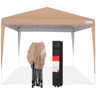  Best Choice Products 10x10ft Pop Up Canopy Outdoor Portable Adjustable Instant Gazebo Tent W/ Carrying Bag