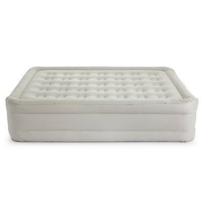  Insta-Bed 18 Inch Queen Sized Inflatable Airbed Mattress With Internal AC Pump