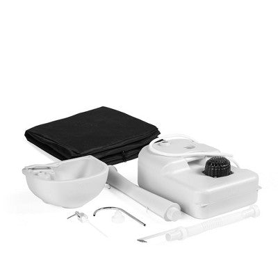  Alpcour 17L Portable Camping Sink – Foot Pump Operated Hygiene Station With Towel Rack And Soap Dispenser