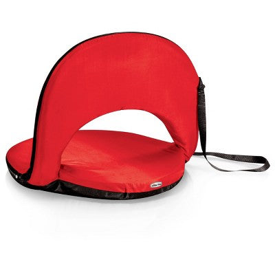  Picnic Time Oniva Seat Portable Recliner Chair - Red