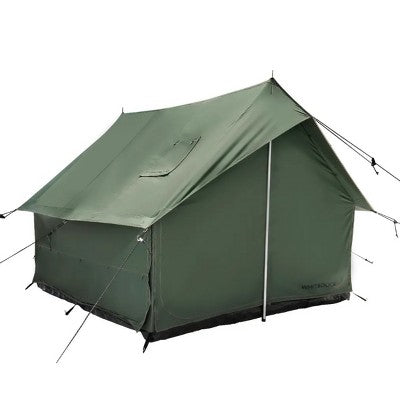  WHITE DUCK Rover Scout Canvas Tent With Stove Jack & Mesh Doors – 4-Season Weatherproof Camping Tent, Fire & Water-Resistant