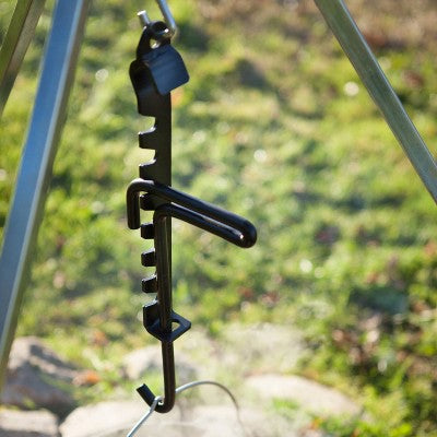  Petromax Adjustable Campfire Trammel Hook, Easily Adjust The Distance Between Your Outdoor Cooking Pots And Your Fire, Up To 24 Inches