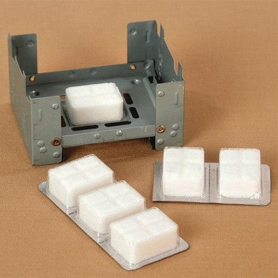  Industrial Revolution Galvanized Steel Foldable Pocket Stove With Fuel For Camping And Emergencies