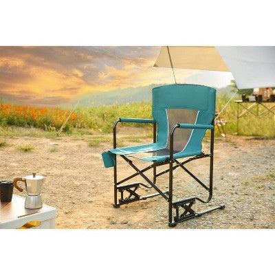  PAGED Outdoor Camping Chair,Portable Folding Rocking Chair With Drink Holder & Comfortable Backrest For Outdoor Travel Lawn Backyard