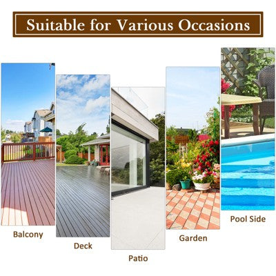  Tangkula 10'x10'Outdoor Canopy Gazebo Art Steel Frame 2-Tiers Party Patio Large Canopy Gazebo W/Netting&Side Walls