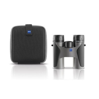  Zeiss Terra ED 10x32 Binocular (Grey) W/Rugged Hard Case, Cleaning Kit & Harness